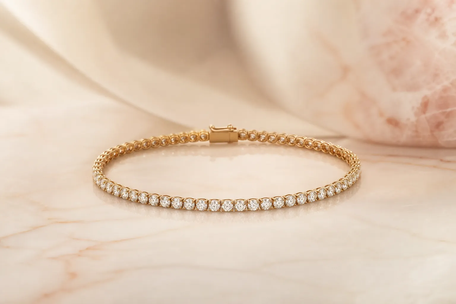 Bracciale Tennis Classic — Oro 18k · Diamanti