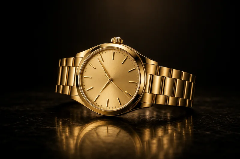 Orologio di lusso in oro