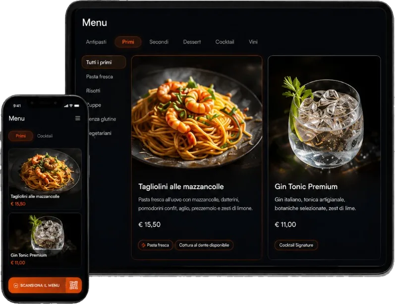 ONE MENU · Devices