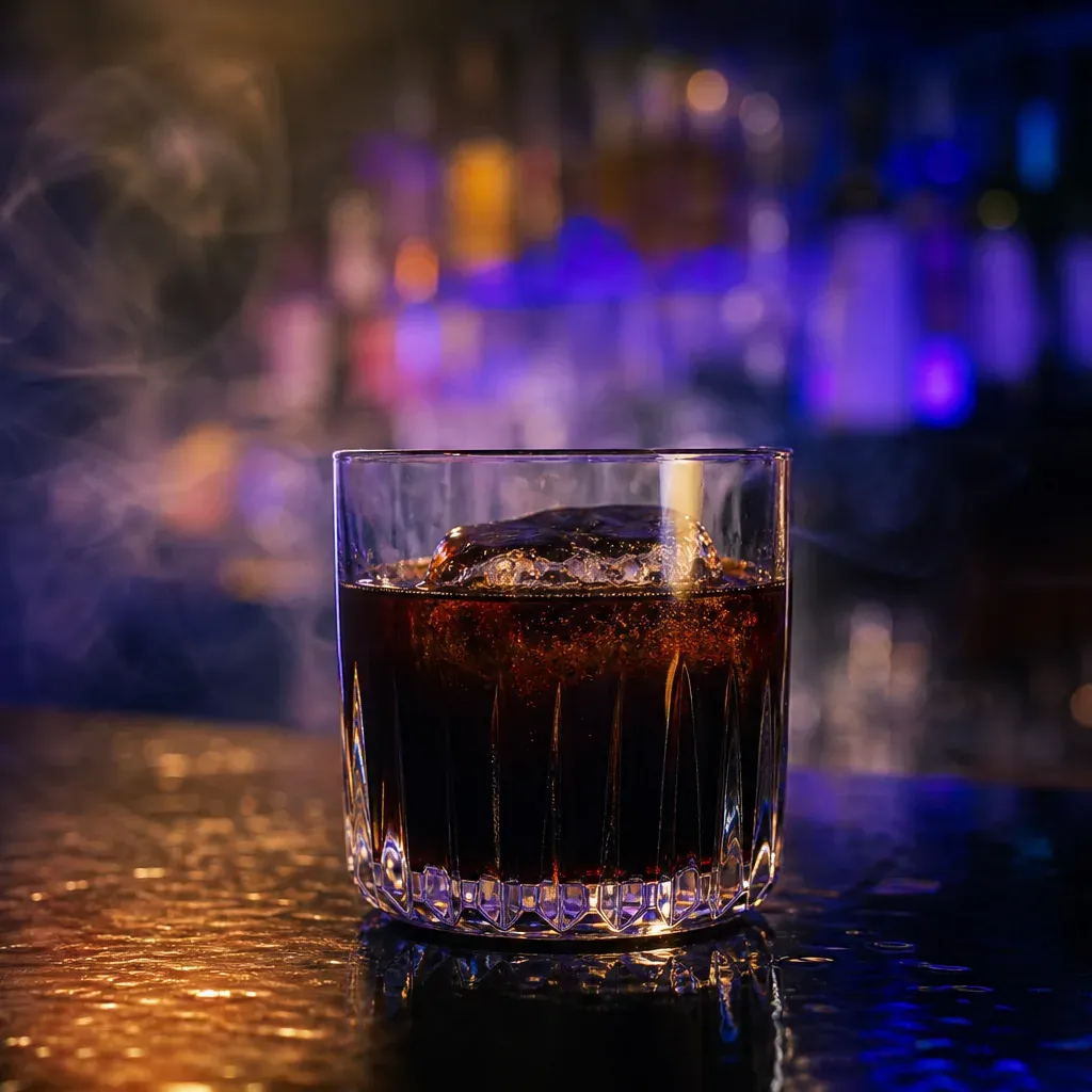 Black Russian, cocktail servito al Jimmy Cocktail Lab in via Petroni, Bologna