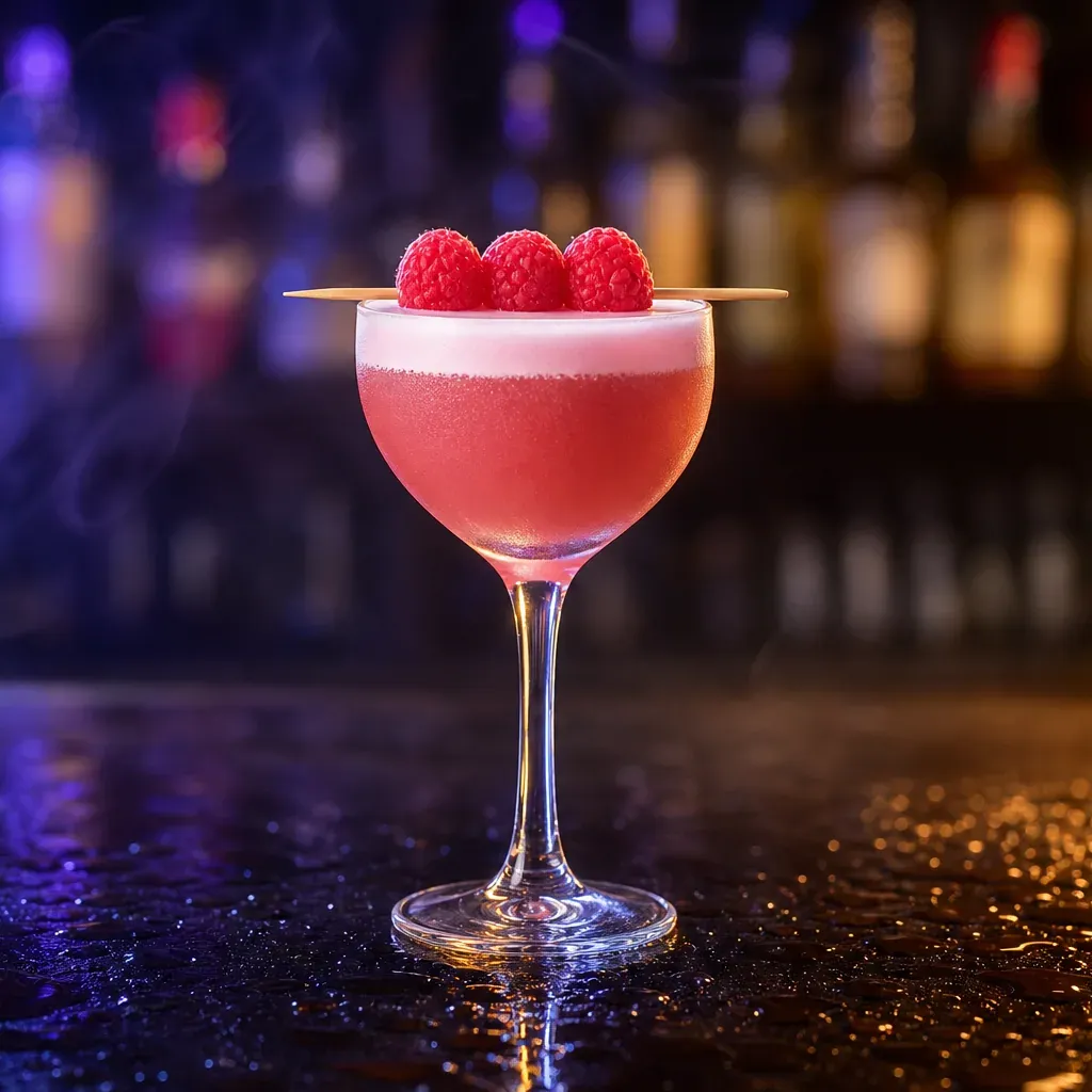 Clover Club, cocktail servito al Jimmy Cocktail Lab in via Petroni, Bologna