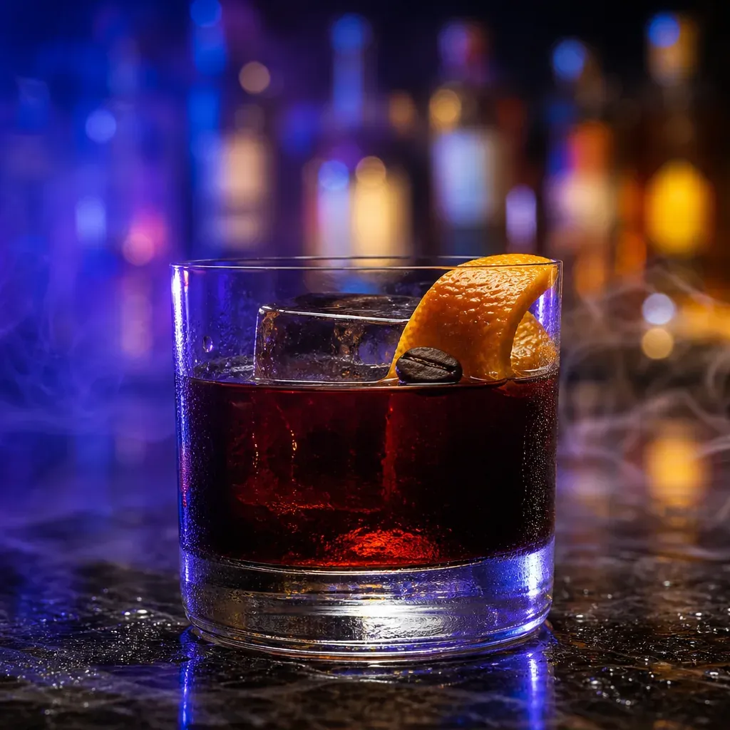 Cold Brew Negroni, cocktail servito al Jimmy Cocktail Lab in via Petroni, Bologna