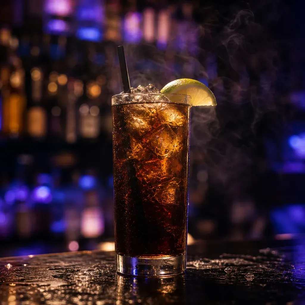 Cuba Libre, cocktail servito al Jimmy Cocktail Lab in via Petroni, Bologna