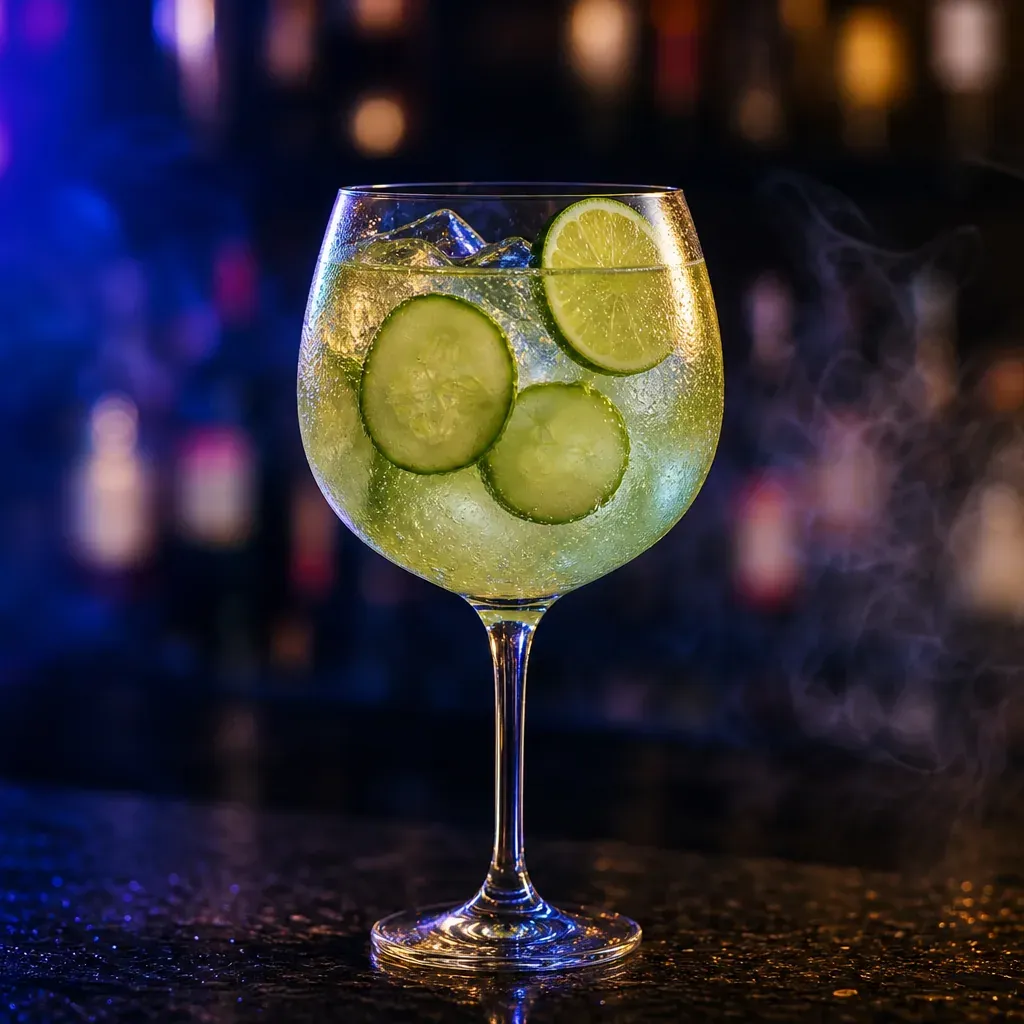 Cucumber Lime Spritz, drink analcolico servito al Jimmy Cocktail Lab in via Petroni, Bologna