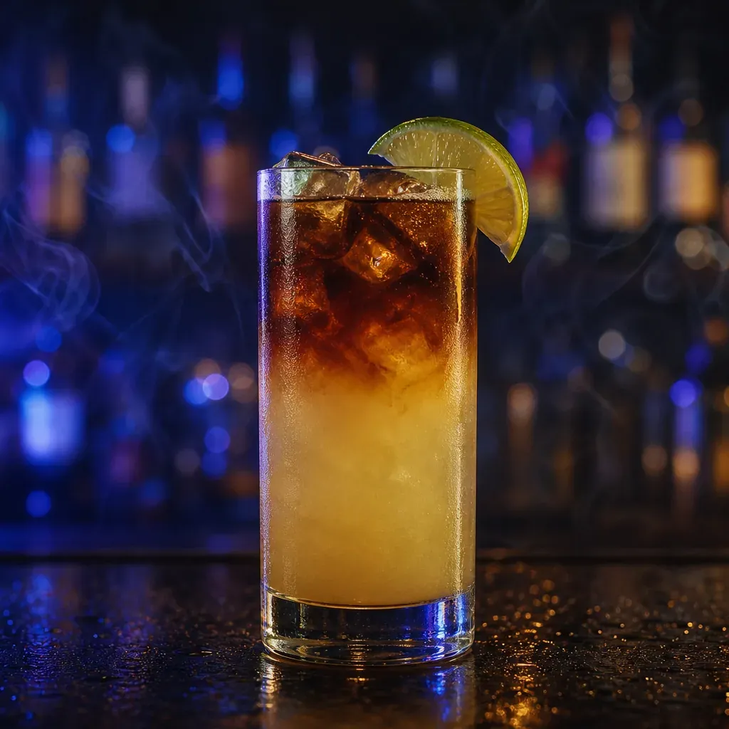 Dark 'n' Stormy, cocktail servito al Jimmy Cocktail Lab in via Petroni, Bologna