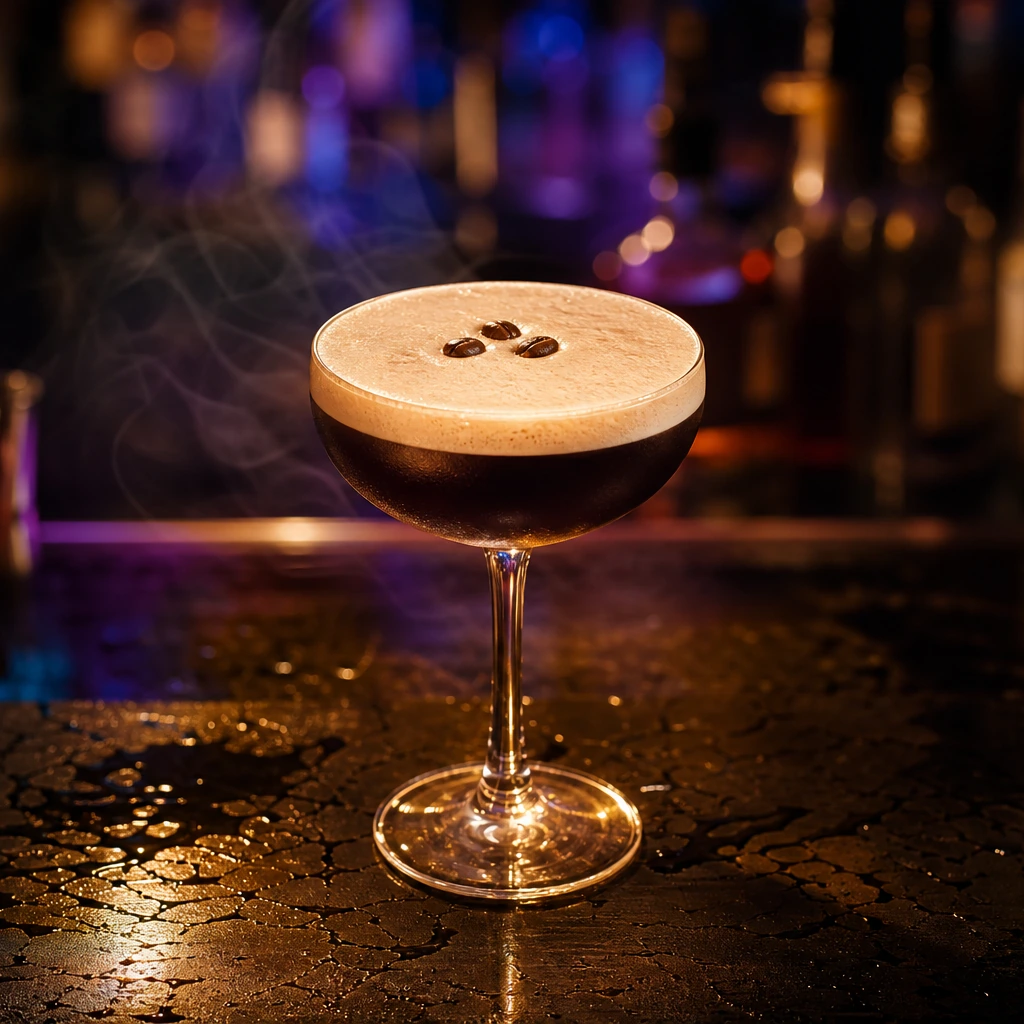 Freddo Espresso Martini, cocktail servito al Jimmy Cocktail Lab in via Petroni, Bologna
