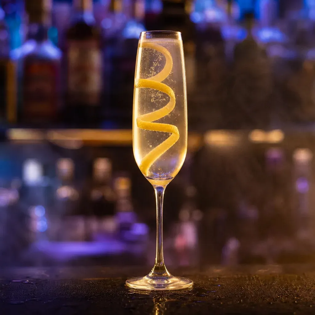 French 75, cocktail servito al Jimmy Cocktail Lab in via Petroni, Bologna