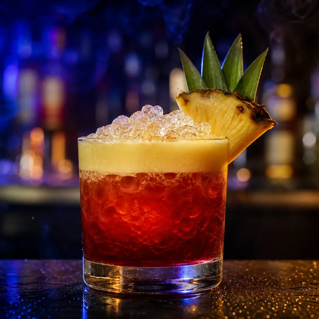 Jungle Bird, cocktail servito al Jimmy Cocktail Lab in via Petroni, Bologna