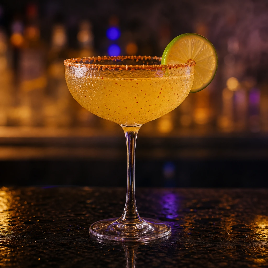 Masala Margarita, cocktail servito al Jimmy Cocktail Lab in via Petroni, Bologna