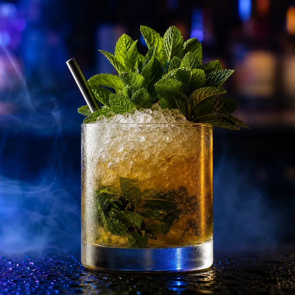 Mint Julep, cocktail servito al Jimmy Cocktail Lab in via Petroni, Bologna