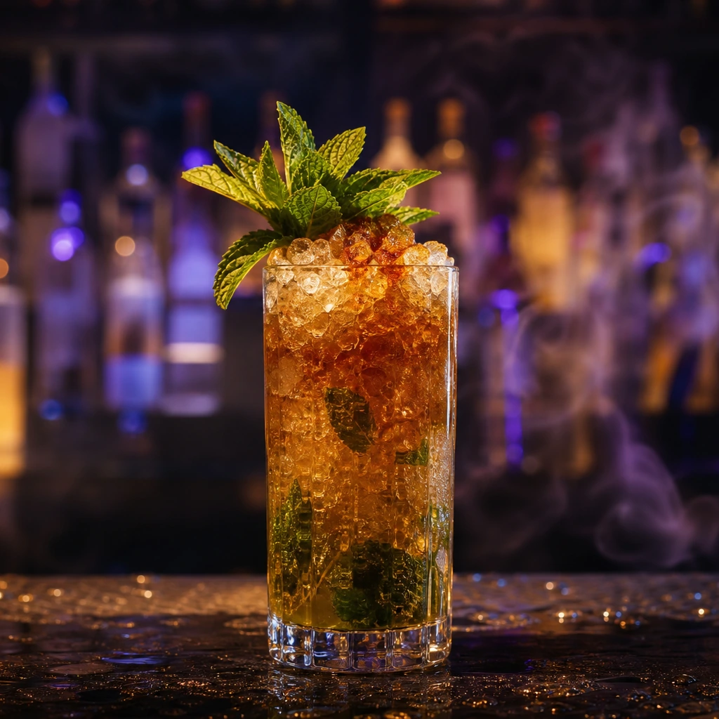 Queen's Park Swizzle, cocktail servito al Jimmy Cocktail Lab in via Petroni, Bologna