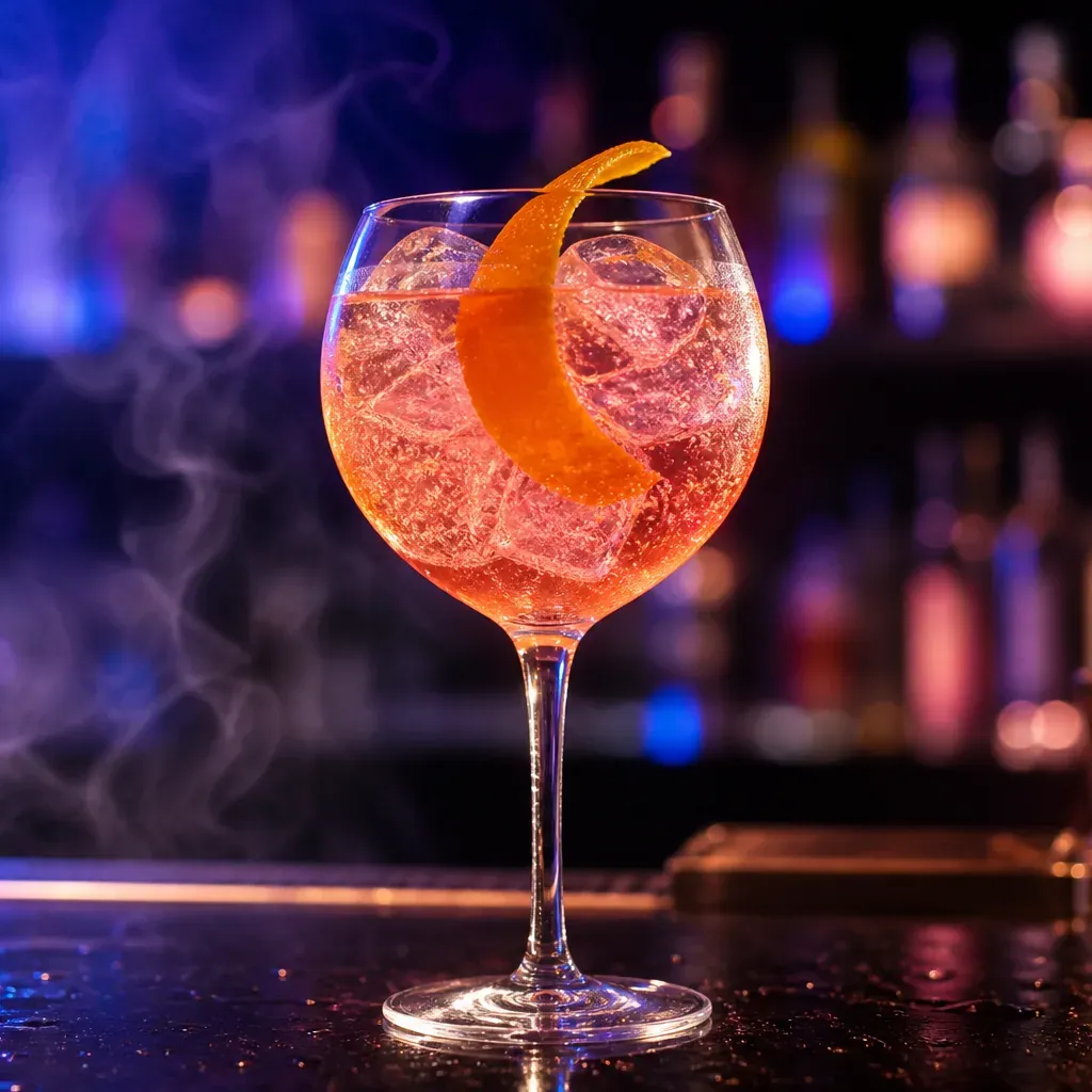 Sarti Rosa Spritz, cocktail servito al Jimmy Cocktail Lab in via Petroni, Bologna
