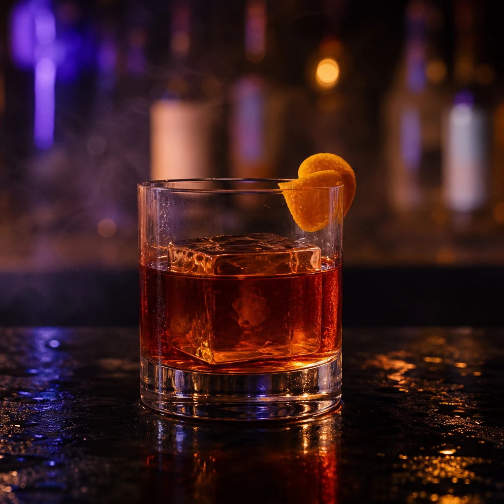 Vieux Carré, cocktail servito al Jimmy Cocktail Lab in via Petroni, Bologna