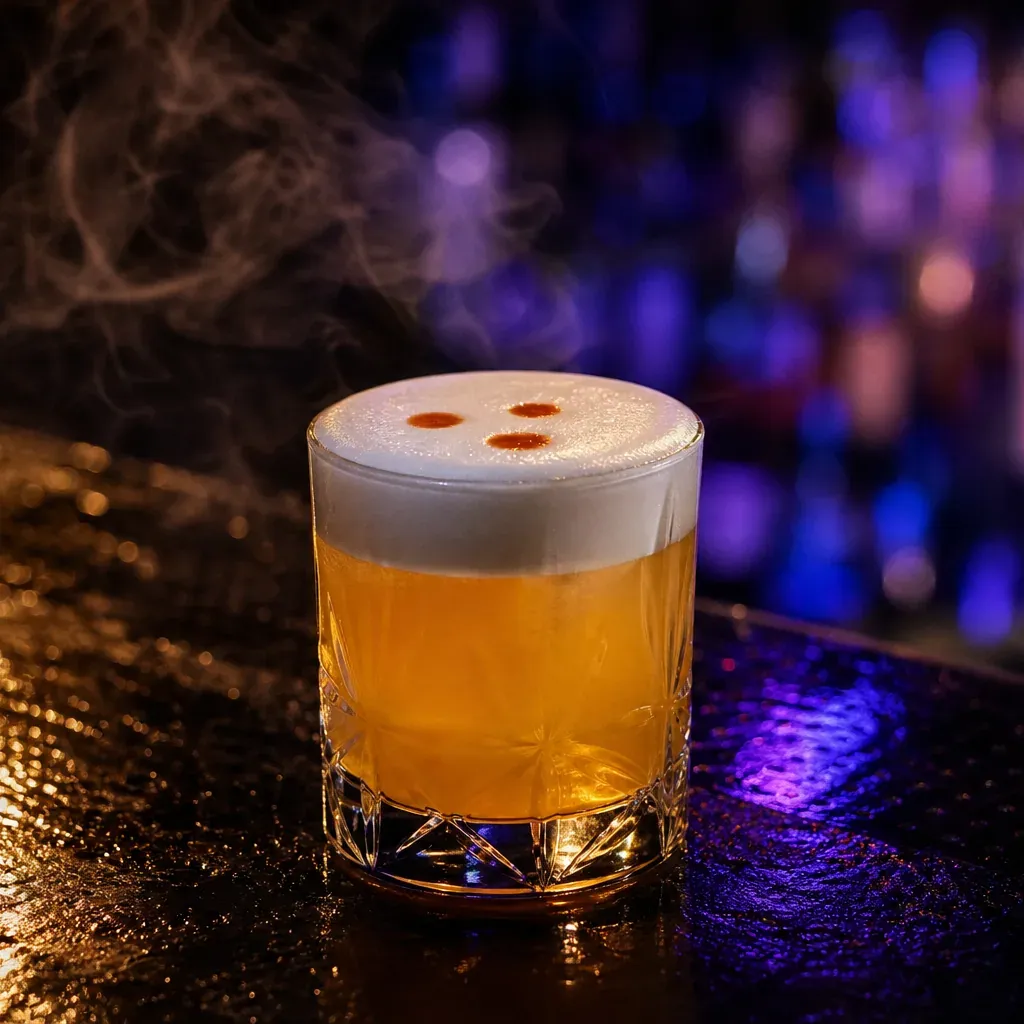 Whiskey Sour, cocktail servito al Jimmy Cocktail Lab in via Petroni, Bologna