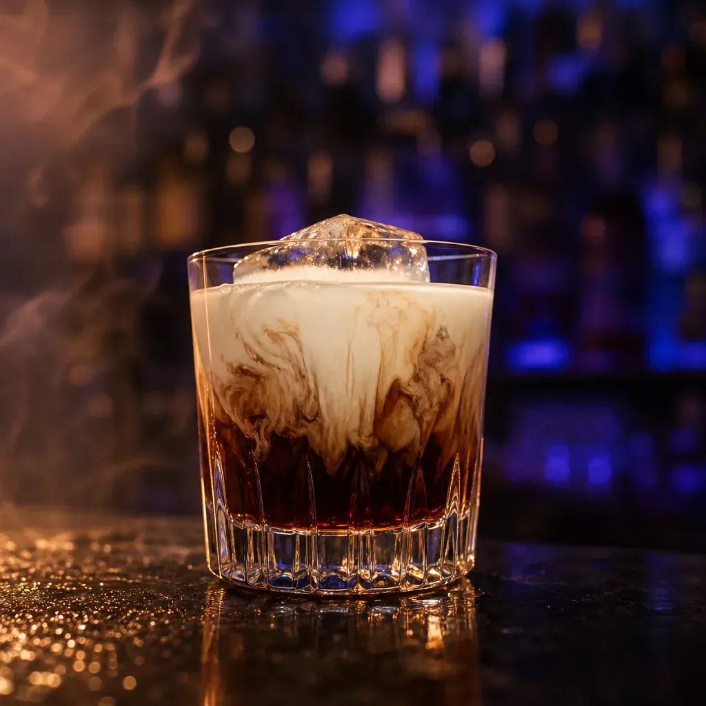 White Russian, cocktail servito al Jimmy Cocktail Lab in via Petroni, Bologna