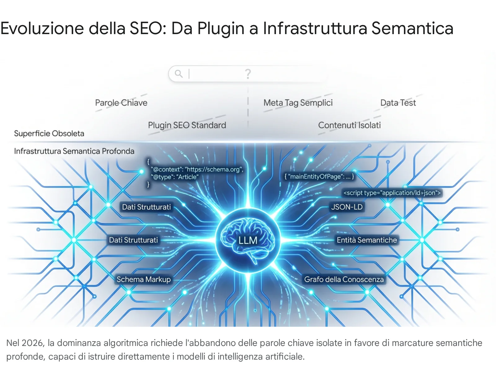 Confronto tra presenza social in affitto e sito web di proprietà come asset che accumula valore